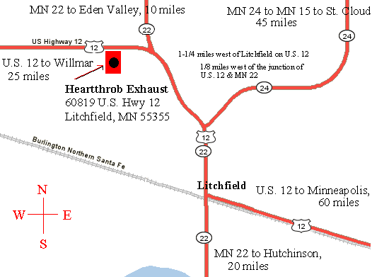 Litchfield
          map to Heartthrob Exhaust